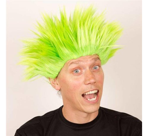 Partyline Wig Electric Shock green