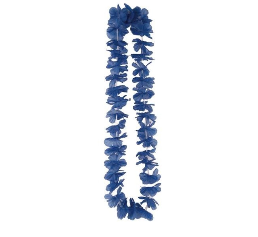 Collier Hawaiien Bleu