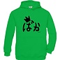 BAKAvibes hoodie met grote bedrukking