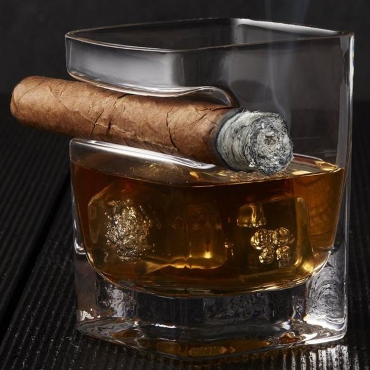Graziani Cigar Whiskey/Rum Glas - Old Fashioned