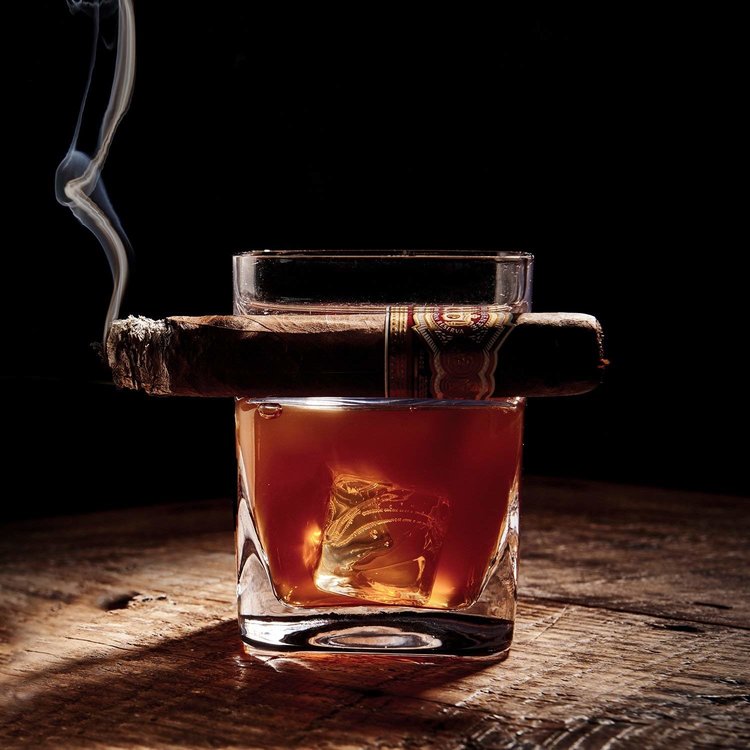 Graziani Cigar Whiskey/Rum Glas - Old Fashioned