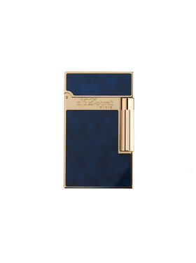 S.T. Dupont Ligne 2 Atelier Feuerzeug Dunkelblau/Gelbgold 016134