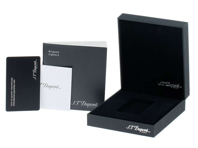 S.T. Dupont  Ligne 2 Feuerzeug breite Flamme Diamantmuster 016424