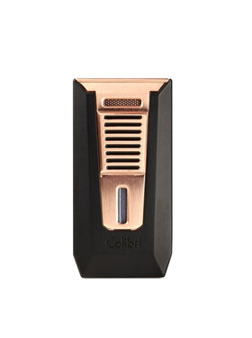 Colibri Slide Feuerzeug Schwarz/Roségold mit Bohrer