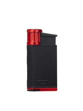Colibri Evo 1-fach Jet-Flamme schwarz-rot Colibri Evo 1-fach Jet-Flamme schwarz-rot