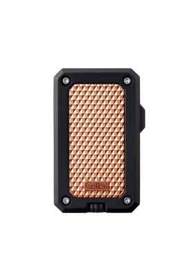 Colibri Rally Feuerzeug Schwarz/Roségold mit Jet-Flamme