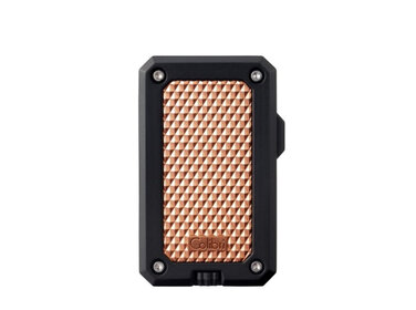 Colibri Rally Feuerzeug Schwarz/Roségold mit Jet-Flamme
