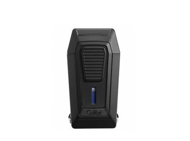 Colibri  Feuerzeug Quantum Schwarz matt mit 3-fach Jet und V-Cutter