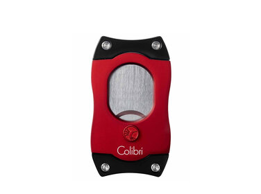 Colibri  Zigarrenschneider S-Cut Easy Cut Schwarz/Rot 26 mm