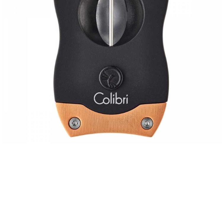 Colibri  V-Cut Kerbschnitt Zigarrencutter schwarz-Rosegold