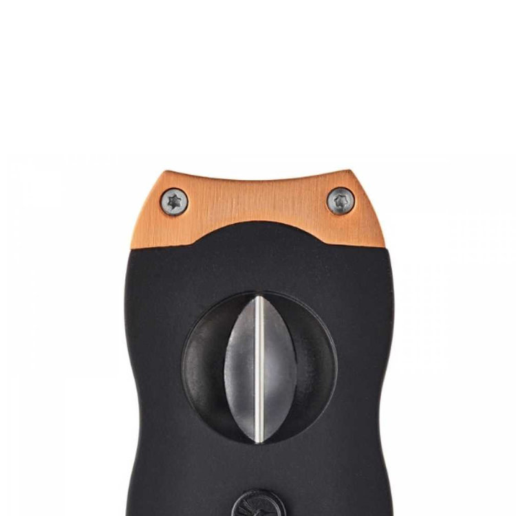 Colibri  V-Cut Kerbschnitt Zigarrencutter schwarz-Rosegold
