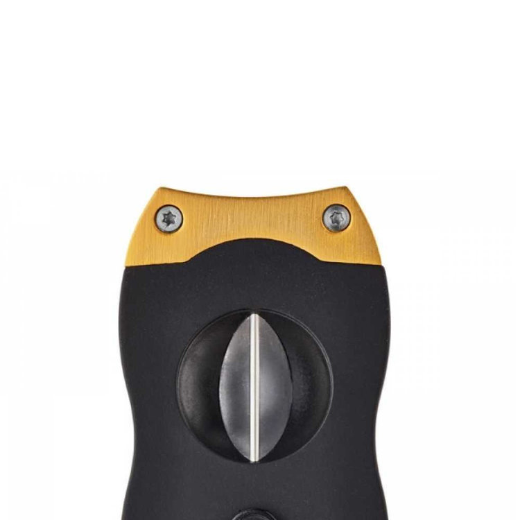Colibri  V-Cut Zigarrenschneider Gold gebürstet 23 mm