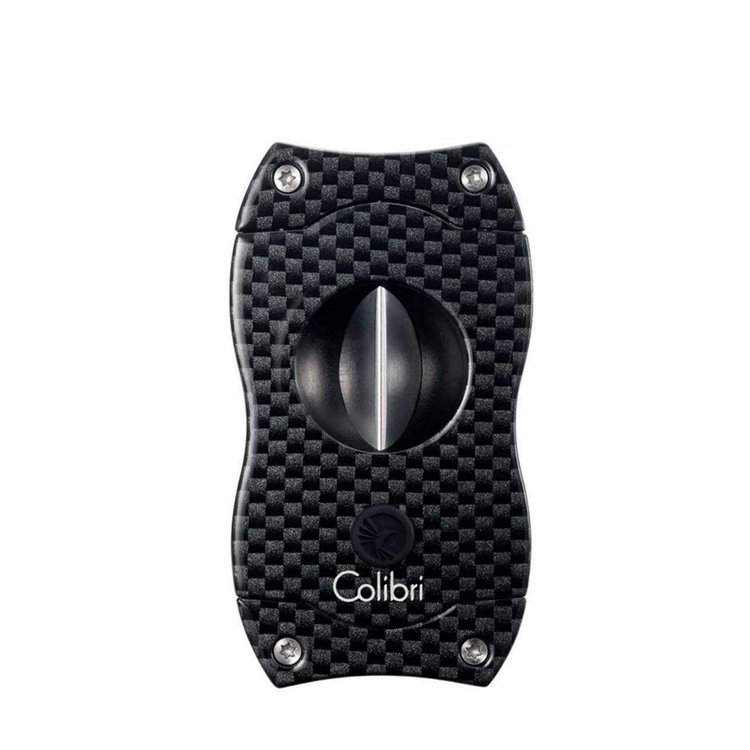Colibri V-Cut Zigarrenschneider Carbon Schwarz 23 mm