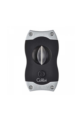 Colibri V-Cut Kerbschnitt Zigarrencutter schwarz-Chrom