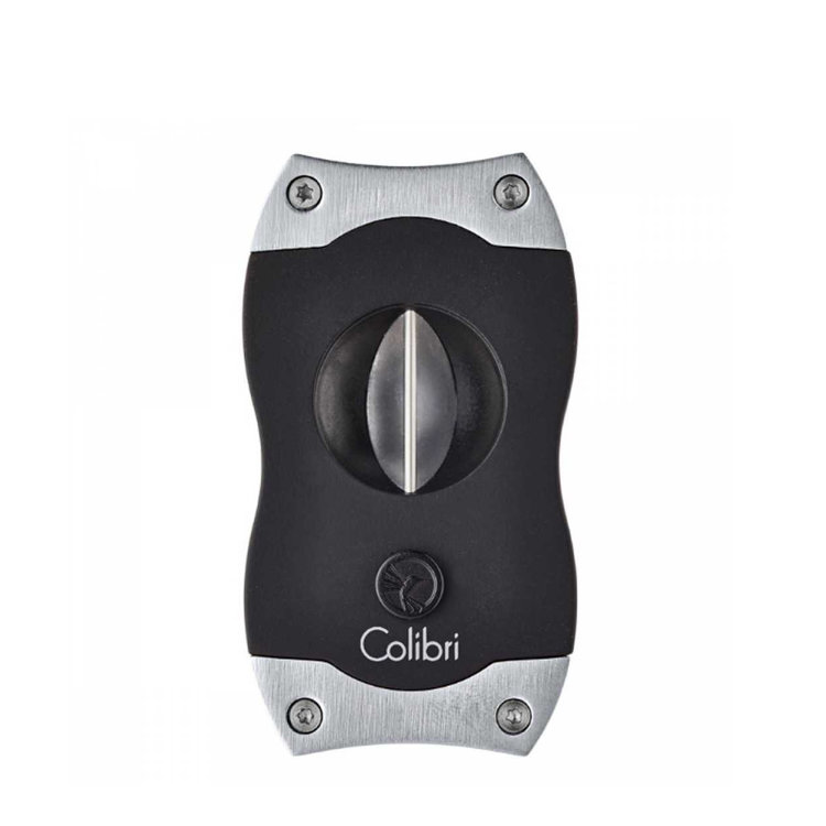 Colibri  V-Cut Kerbschnitt Zigarrencutter schwarz-Chrom