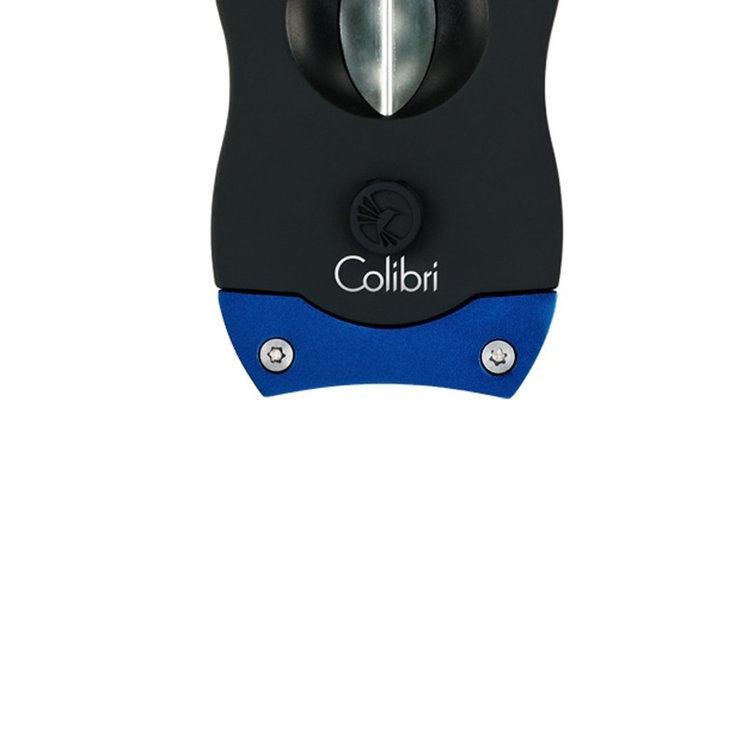 Colibri  V-Cut Kerbschnitt Zigarrencutter schwarz-blau