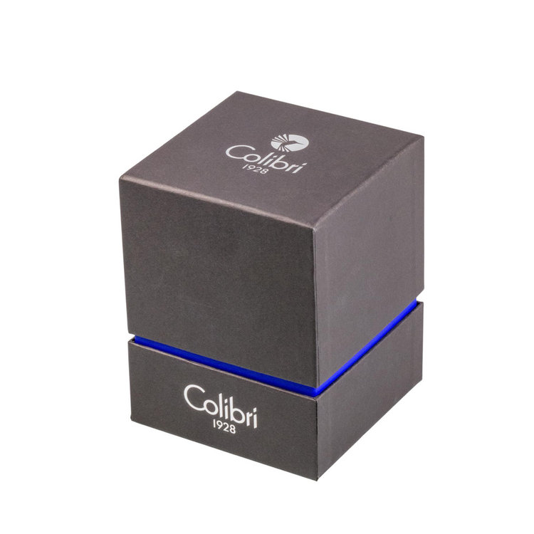 Colibri Tischfeuerzeug "Quasar" blau 3er Jetflamme