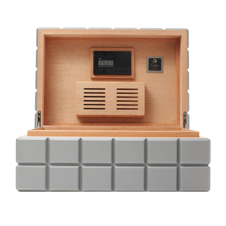 Colibri Heritage Humidor Grau für ca. 100 Zigarren