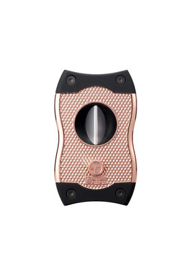Colibri "SV-Cut" Doppelklingen- und Keil-Zigarrenschneider 23/27mm - rosegold/schwarz