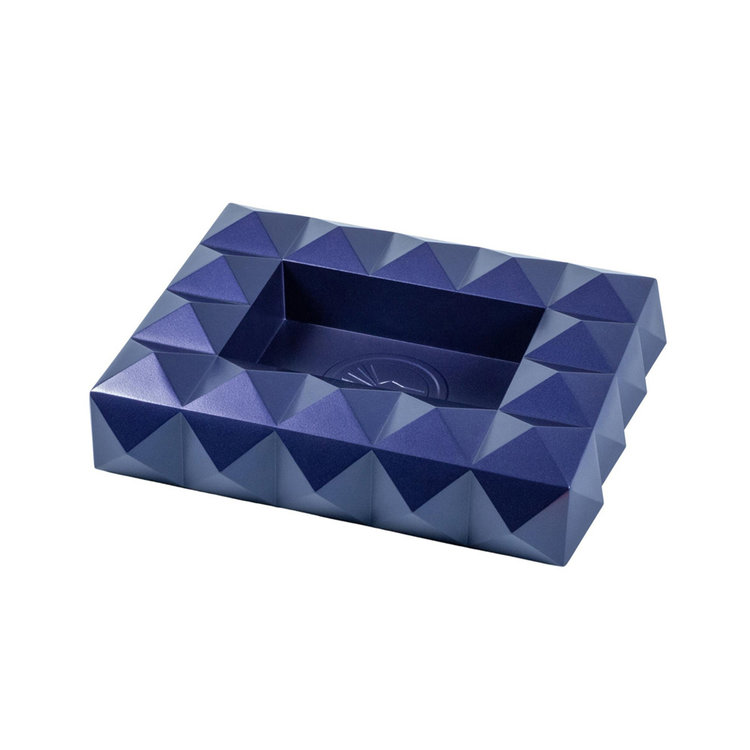 Colibri Cigarrenascher Metall "Quasar" blau 6 Ablagen 25.4 x 20.3 x 5.1cm