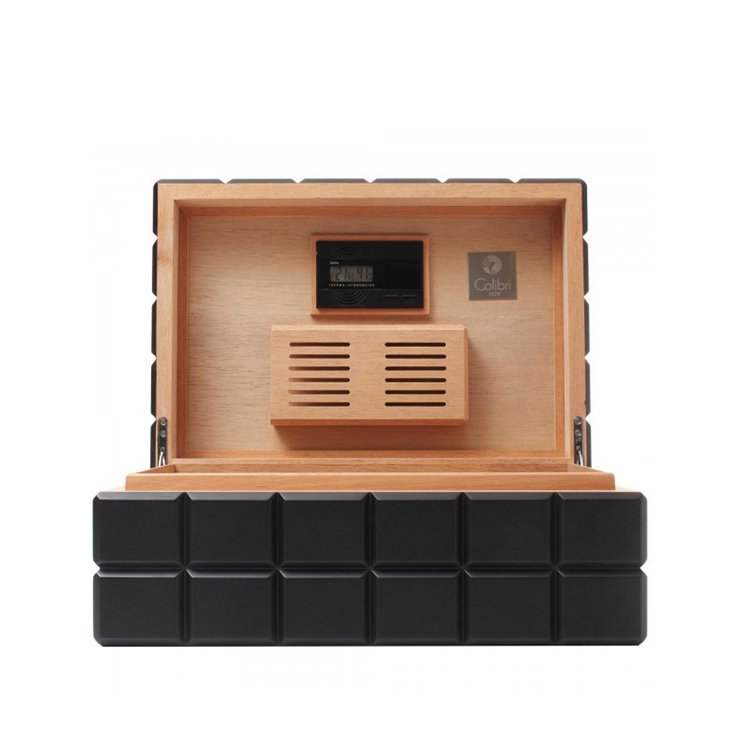 Colibri Heritage Humidor Schwarz für ca. 100 Zigarren