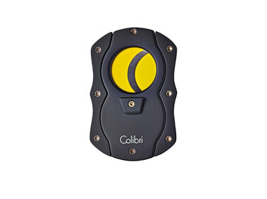 Colibri Cut Zigarrenschneider Schwarz/Gelb 25 mm