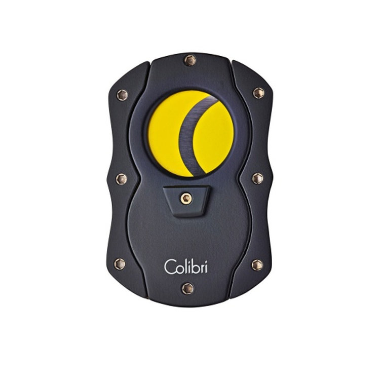 Colibri Cut Zigarrenschneider Schwarz/Gelb 25 mm