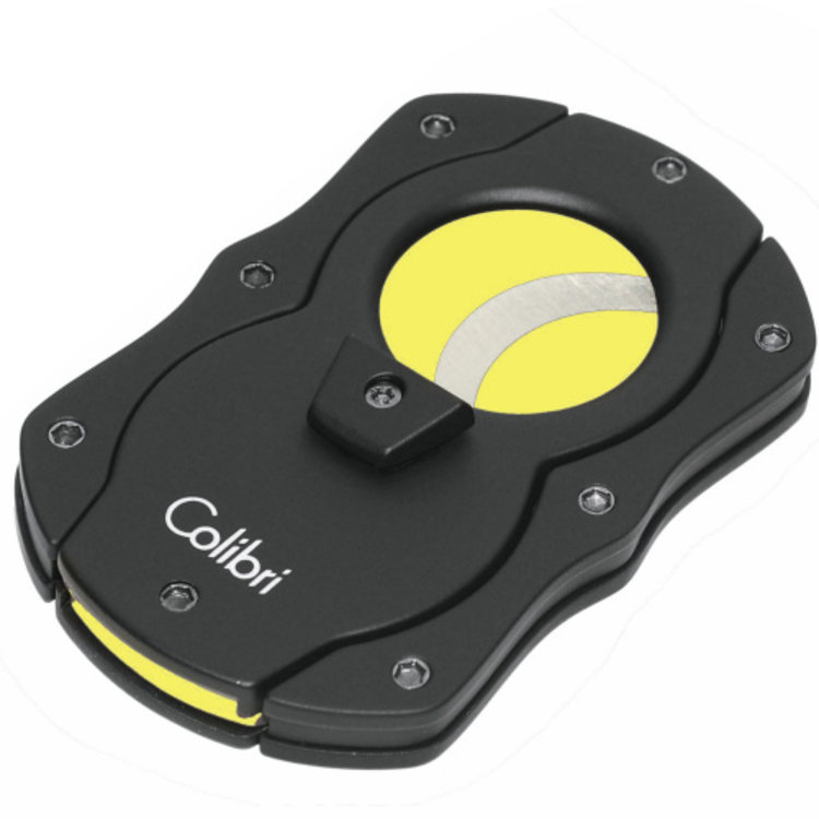 Colibri Cut Zigarrenschneider Schwarz/Gelb 25 mm