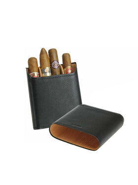Adorini Zigarrenetui 3-5 Schwarz 6914