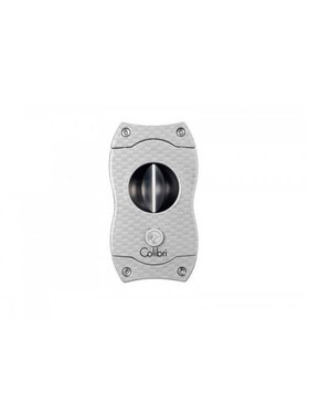 Colibri Zigarren-Keilschneider 23mm - silber/carbon