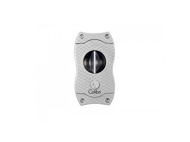 Colibri Zigarren-Keilschneider 23mm - silber/carbon