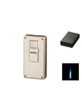 Winjet Feuerzeug 1xJet titanfarben gebürstet