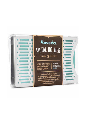 Bóveda Humidipak 2er Alu-Halterung (für 2 Stück 60g Bóveda Befeuchter)