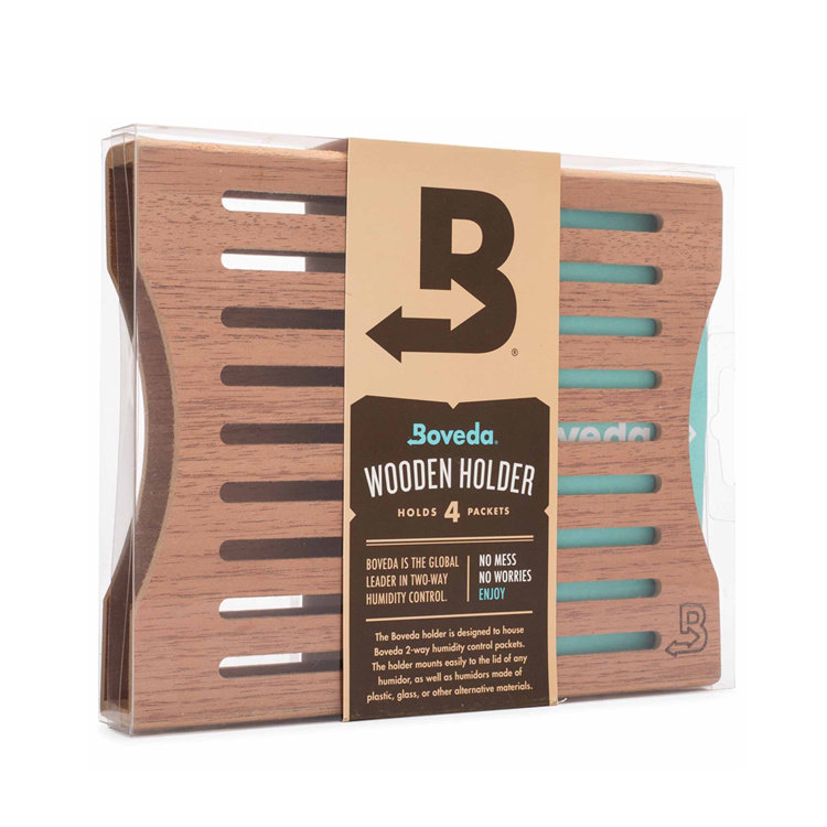 Bóveda  Humidipak 4er Holzhalterung (für 4 Stück 60g Beutel)