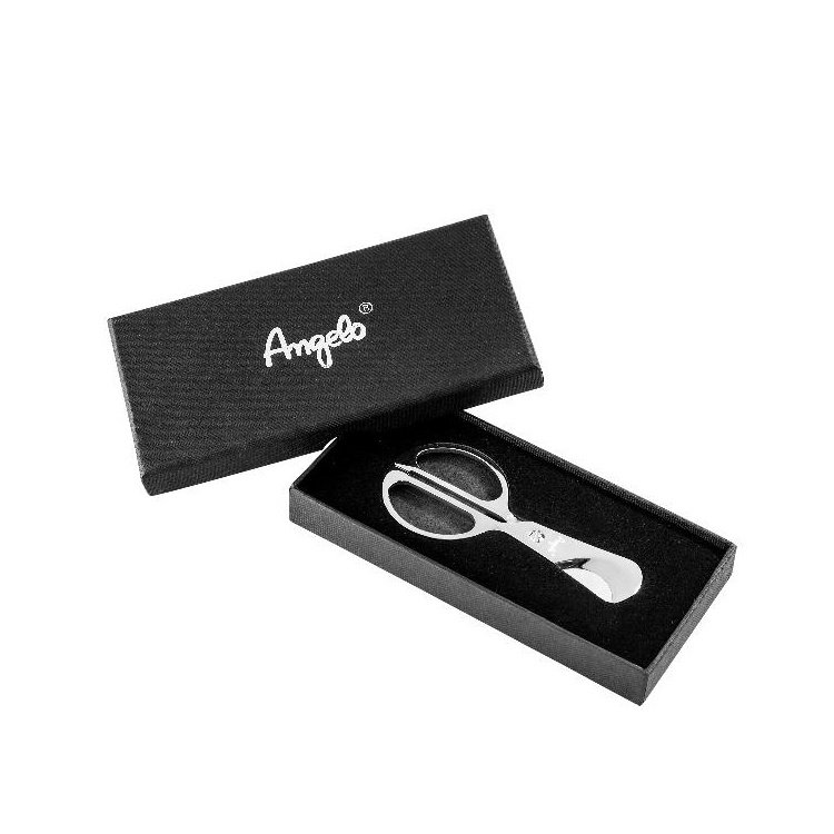 Angelo Zigarrenschere chrom 11,7 cm mit Etui