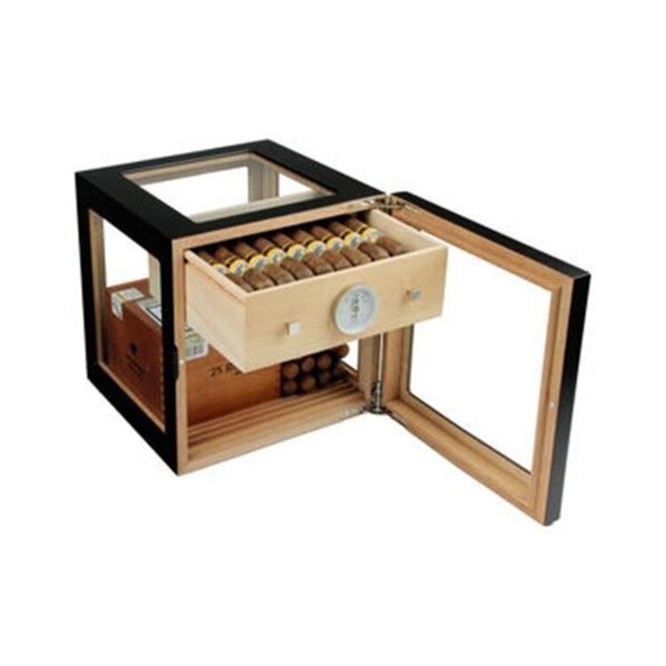 Adorini  Cube Deluxe Humidor Schwarz