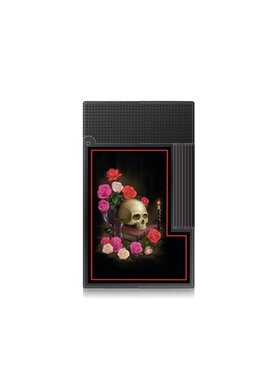 S.T. Dupont C16394 Ligne 2  Memento Mori* - Glänzender schwarzer Lack
