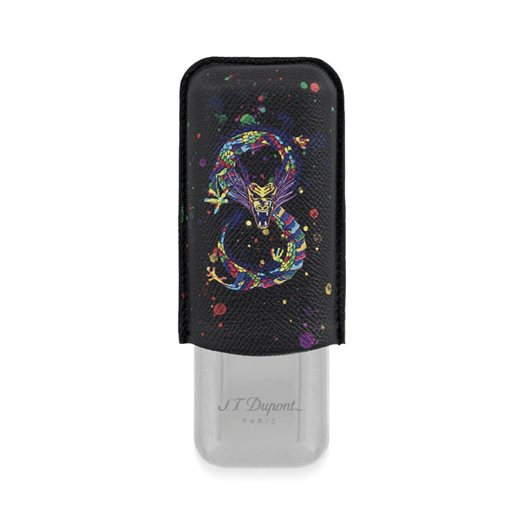 S.T. Dupont Dragon Doppelt Zigarrenetui 183277 Black