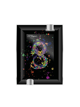 S.T. Dupont Dragon Porzellan 006487 Aschenbecher Black