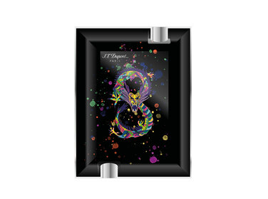 S.T. Dupont Dragon Porzellan 006487 Aschenbecher Black