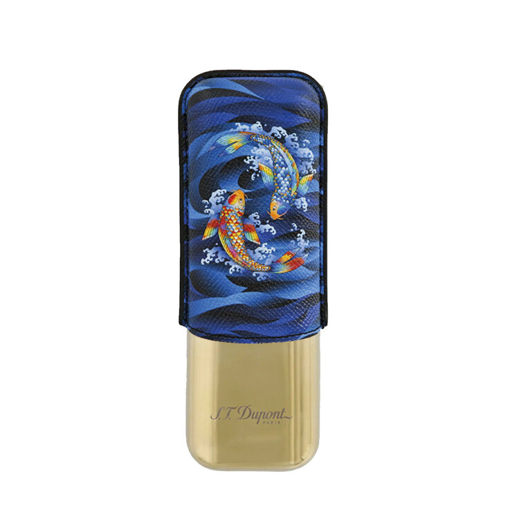 S.T. Dupont Koi Doppelt Zigarrenetui 183497 Blue