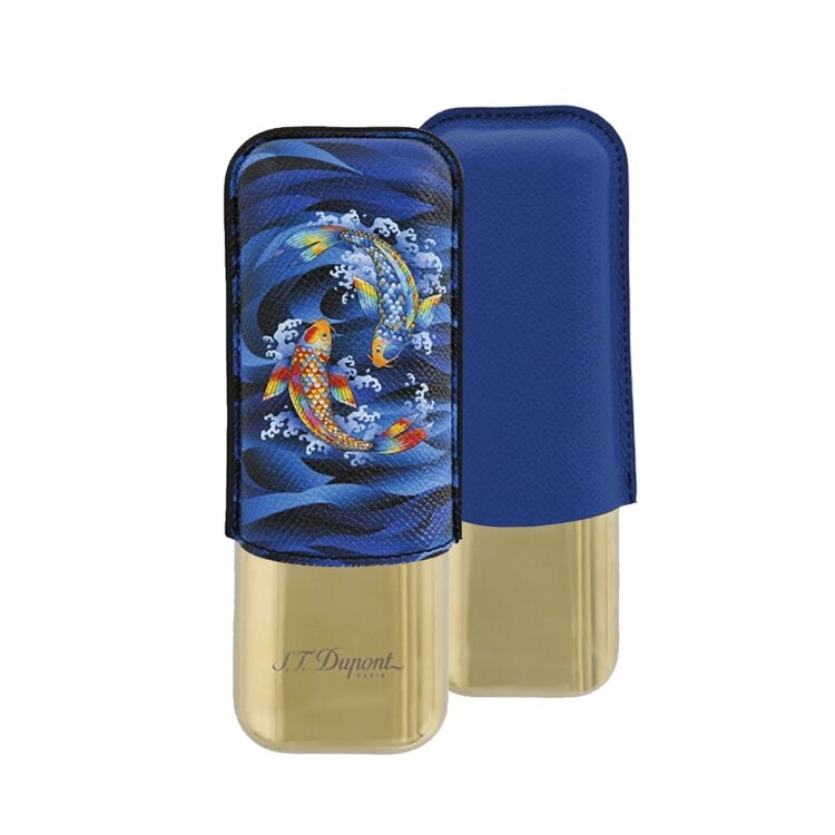 S.T. Dupont Koi Doppelt Zigarrenetui 183497 Blue