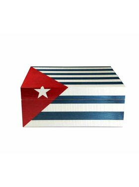 Adorini Humidor Cuba Te Amo Grande Deluxe Kuba Flagge für 150 Zigarren
