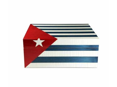 Adorini Humidor Cuba Te Amo Grande Deluxe Kuba Flagge für 150 Zigarren