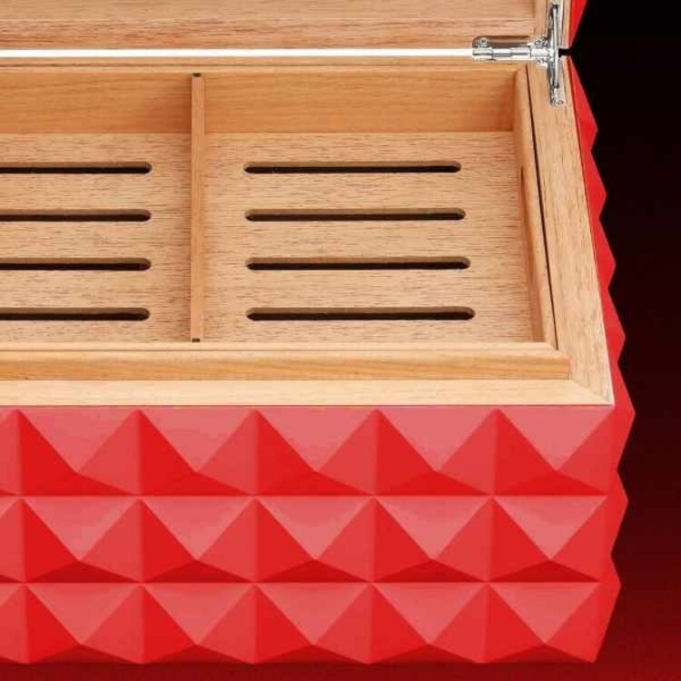 Colibri Grand Quasar Humidor Rot für ca. 170 Zigarren