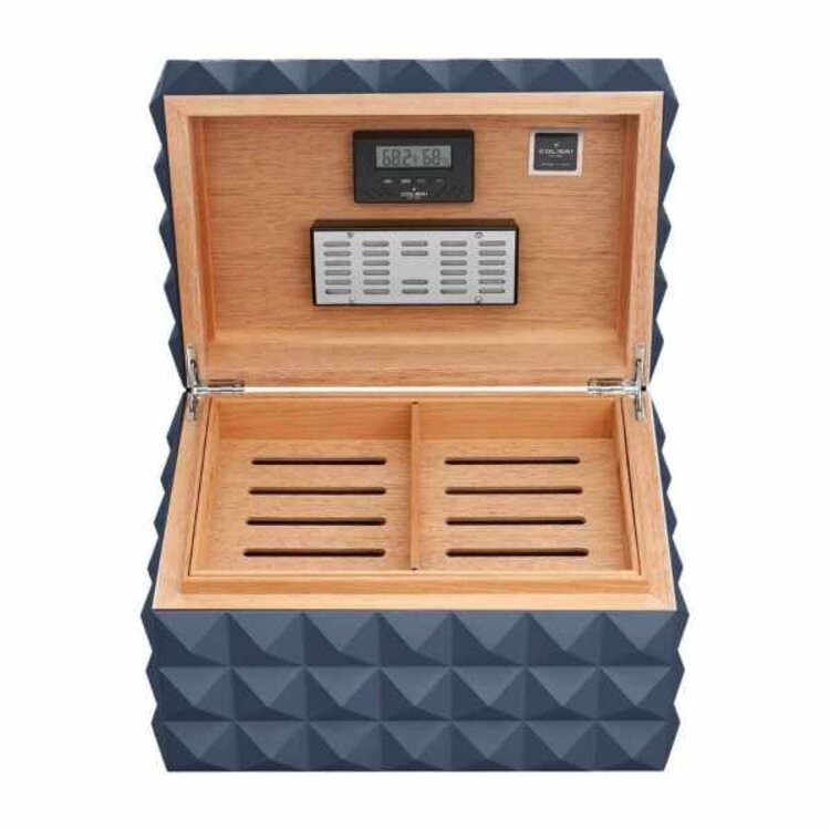 Colibri Grand Quasar Humidor Blau für ca. 170 Zigarren