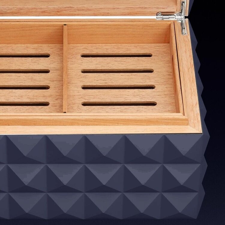 Colibri Grand Quasar Humidor Blau für ca. 170 Zigarren