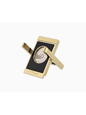 S.T. Dupont 003393 Zigarrenschneider und -bank Maxijet Goldfarben/Schwarz