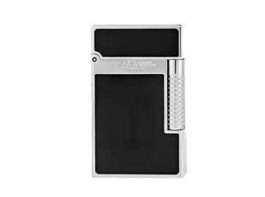 S.T. Dupont Le Grand Cling Feuerzeug Naturlack Schwarz Palladium C23010