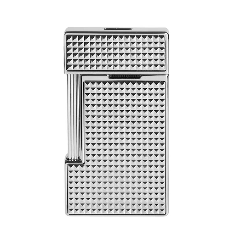 S.T. Dupont Slimmy Feuerzeug Diamantspitze Silber 028010